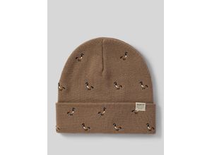 8717457875168 - Beanie mit Label-Detail Modell VINSON