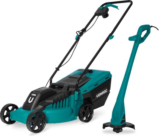 8717479095322 - Rasenmäher 1300W 32cm Schnittbreite - und Grastrimmer 300W - Ø230mm Schnittdurchmesser - Komplettset!