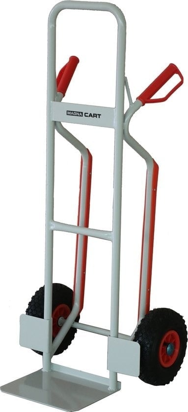 8717496633705 - Magnacart Trolley 200KG - Stahl - 485 x 51 x 1185 CM - Räder für jedes Terrain - Silber