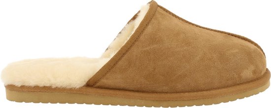 8717562349943 - - Hausschuhe - Männer - Beige Taupe - 42 - Hausschuhe