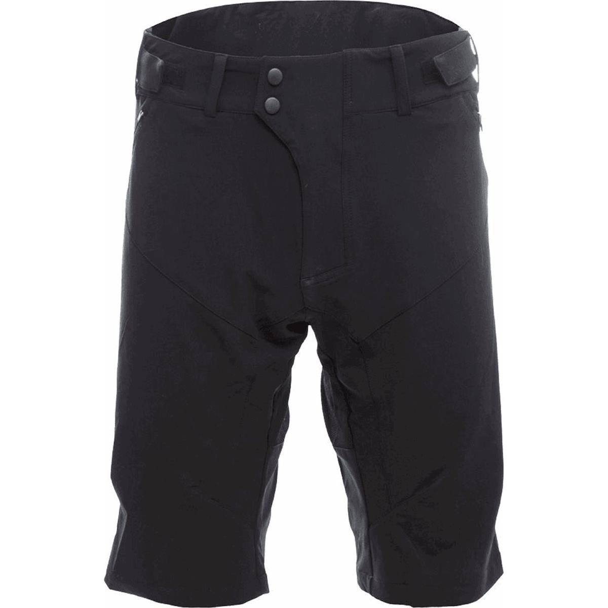 8717565547018 - MTB Herren Shorts Schwarz Elastisch Wasserabweisend mit Abnehmbarem Polster und Taschen