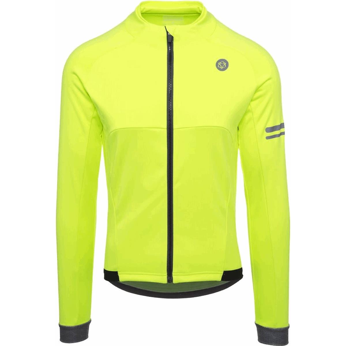 8717565571310 - Windjacke Herren Winter Sport Gelb Fluoreszierend Größe L - Wasserabweisend mit AGU Taschen