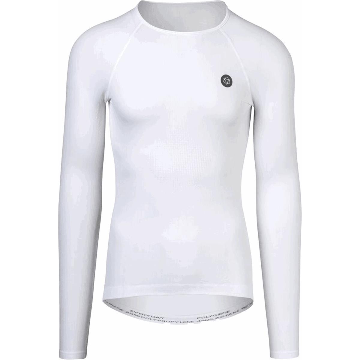 8717565571723 - Unisex Unterhemd Weiß 2XL Langarm Atmungsaktiv mit Polygene Technologie AGU