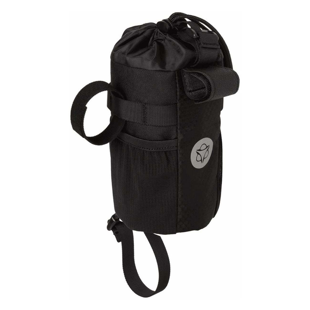 8717565621466 - AGU Venture 1L Lenkertasche Schwarz für Bikepacking - 9x16x9 cm