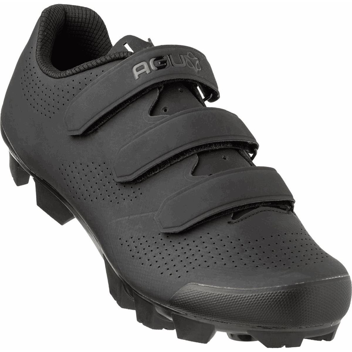 8717565631359 - MTB Schuhe M410 Unisex Schwarz mit Nylonsohle und Klettverschluss - Größe 42