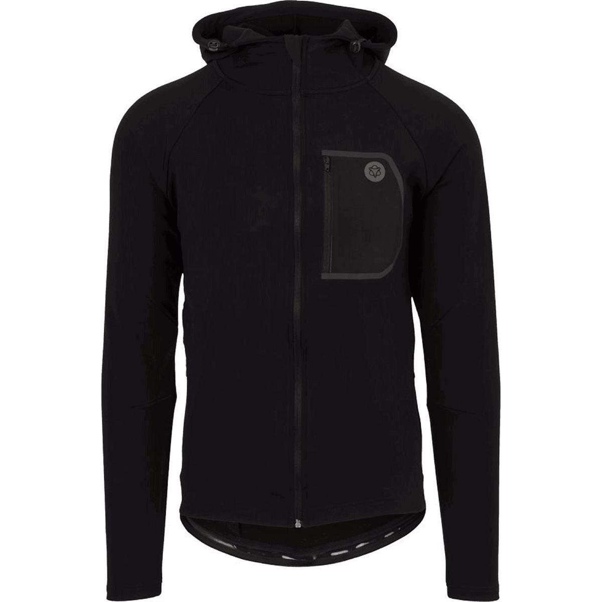 8717565632325 - MTB Herren Hoodie Schwarz DWR - Größe S Wasserabweisend und Winddicht