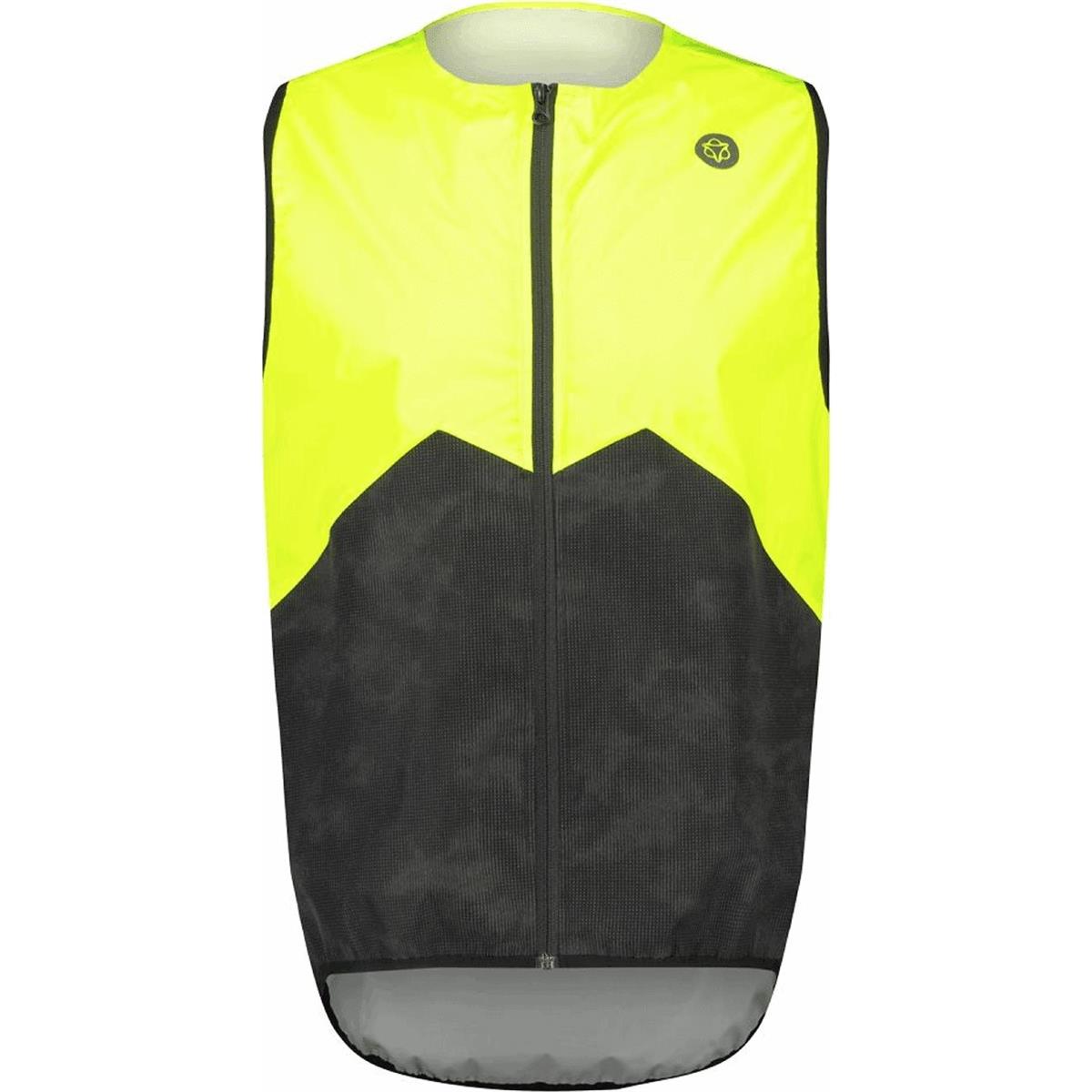 8717565664647 - Hi-Vis Unisex Weste Gelb Schwarz Größe L - Hohe Sichtbarkeit und Komfort