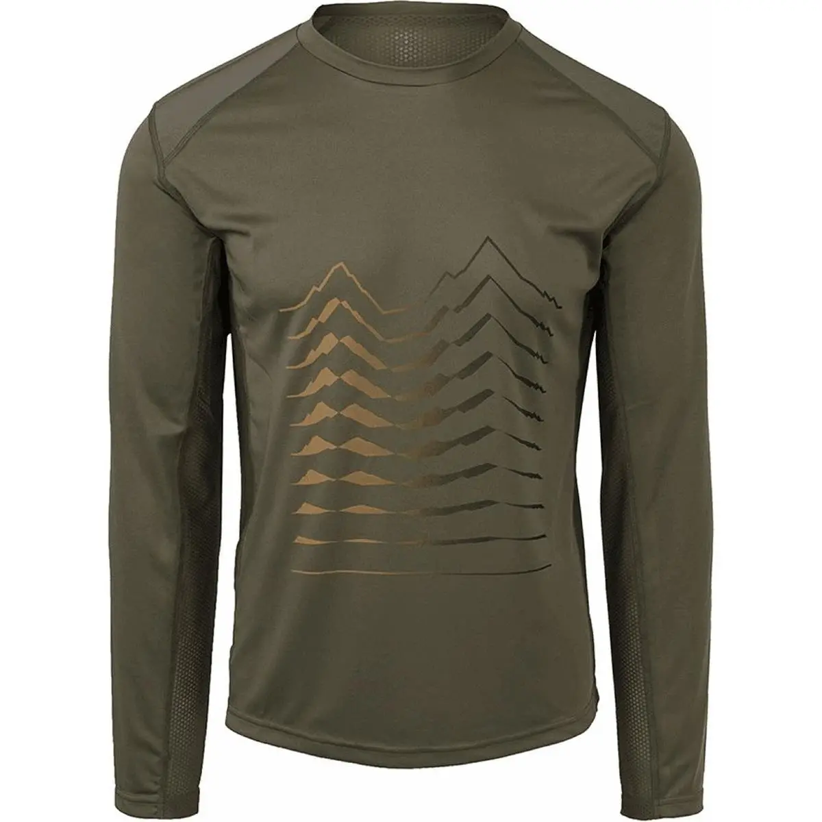 8717565690479 - MTB Herren Shirt Army Green XL - Langarm Atmungsaktiv und Strapazierfähig