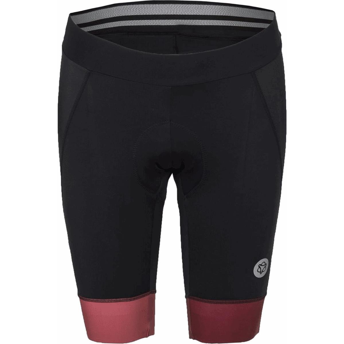 8717565700284 - Damenkurze Latzhose Schwarz Coralle Größe S mit RED120 Polster in Power Lycra