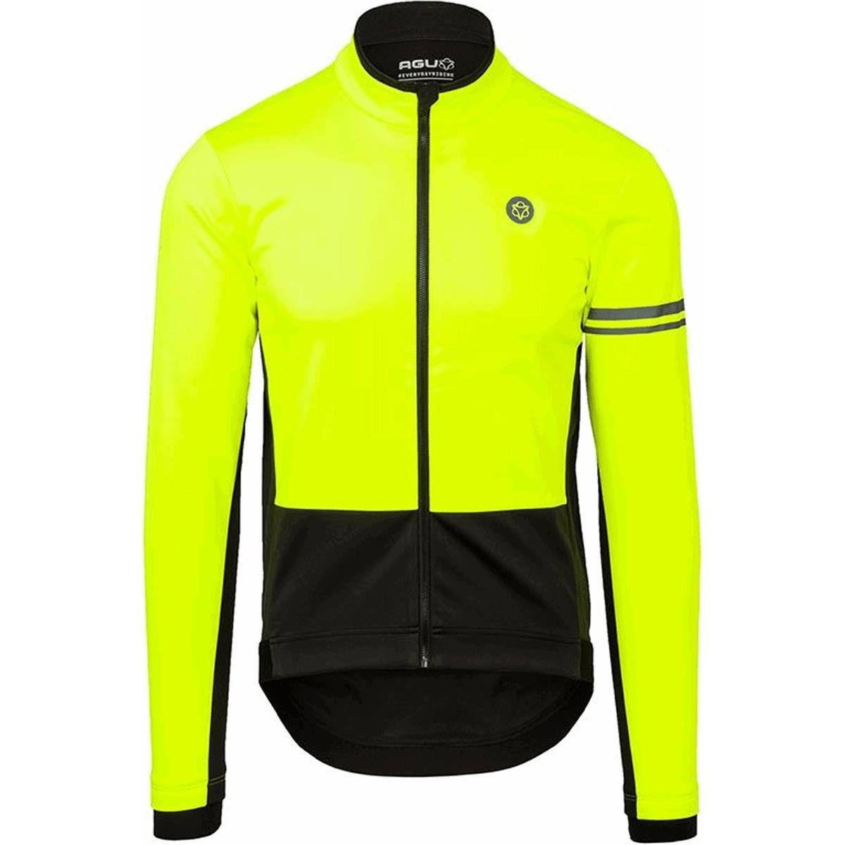 8717565729872 - Herren Winter Sportjacke Gelb Fluoreszierend L - Wasserabweisend und Winddicht