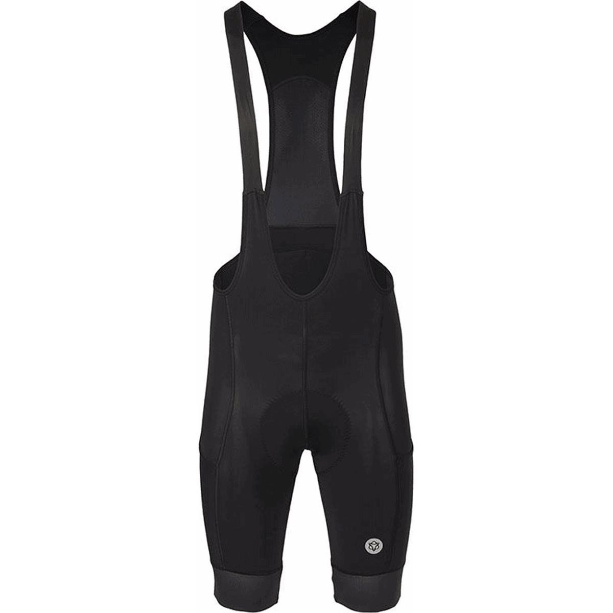 8717565763906 - Kurze Herren-Latzhose Schwarz 2XL aus recyceltem Polyester mit atmungsaktivem RED120 Polster 8717565763906 - Kurze Herren-Latzhose Schwarz 2XL aus recyceltem Polyester mit atmungsaktivem RED120 Polster