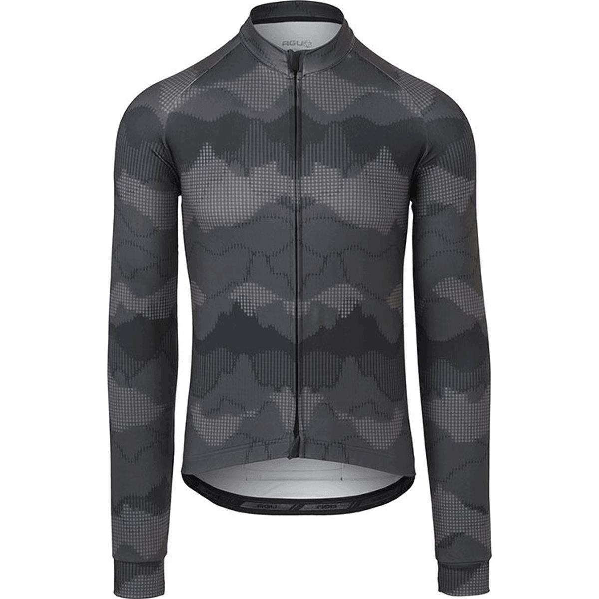 8717565764101 - Gravel Herren Longsleeve Off Black - Atmungsaktiv 100% Recyceltes Polyester