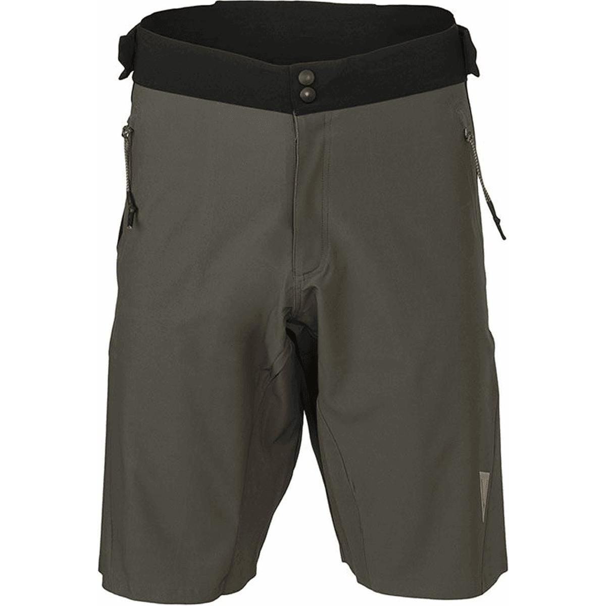 8717565764651 - MTB Shorts Herren Militärgrün Größe M - Atmungsaktiv und Wasserabweisend AGU