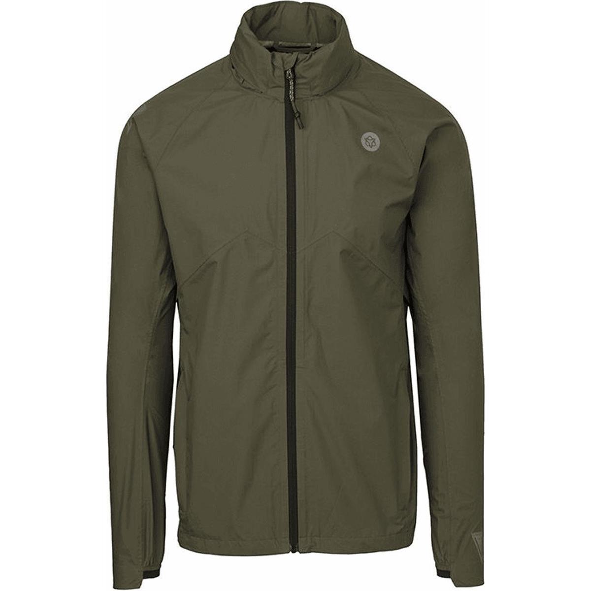 8717565834781 - Unisex Militärgrüne Jacke mit Kapuze Größe L - Compact Rain VENTURE