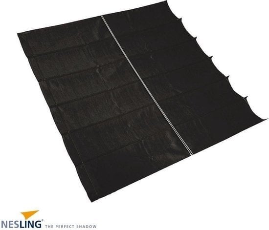 8717677462605 - Nesling Harmonika Schirm Stoff 290x300 cm - schwarz