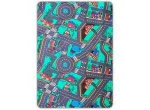 8717755125781 - Spielteppich Ralley in Bunt ca 100x175cm