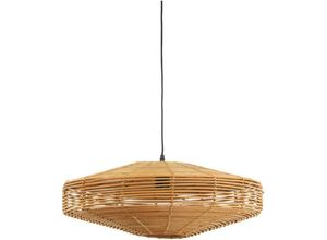 8717807636104 - Light And Living - hängelamp - beton - rattan - 2957130 - Beton