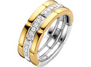 8717828250716 - TI SENTO Damen Ring 12270ZY 925er Silber bicolor 56