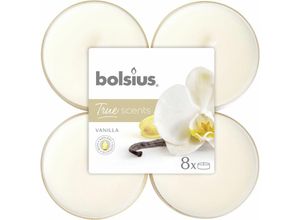 8717847137906 - Bolsius - Duftteelichte Maxi Vanille Höhe 117 cm ø 45 cm 6er Pack Teelicht