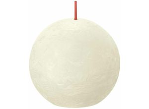 8717847143563 - Bolsius - Rustik Kugelkerze weiche perle Durchmesser 76 cm Stumpen- und Kugelkerzen