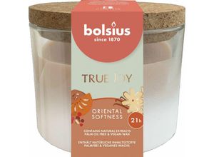 8717847152879 - Bolsius - Duftkerze mit Korkdeckel True Joy orange Oriental Softness