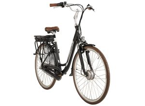 8717853993961 - E-Citybike 28 Basic Schwarz-Braun 250 Watt Li-Ion 36V 13 Ah 3 Gänge