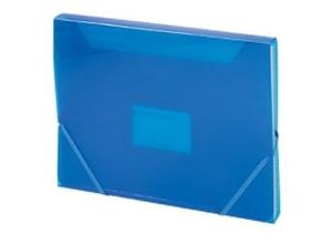 8717868012398 - Fächermappe DIN A4 Blau Polypropylen 6 Fächer mit Taben 33 x 24 cm