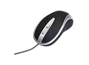 8717868034475 - Kabelgebundene Ergonomische Optische Optische Maus AT-2134 Für Rechts- und Linkshänder 18 m USB-A Kabel Schwarz Silber