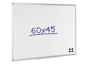 8717868034833 - Viking wandmontierbares magnetisches Whiteboard lackierter Stahl 60 x 45 cm