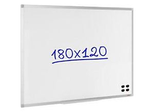 8717868034871 - wandmontierbares magnetisches Whiteboard lackierter Stahl 120 x 180 cm