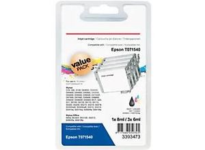 8717868050345 - T0715 Kompatibel Epson Tintenpatrone C13T07154012 Schwarz & 3 Farbig Multipack 4 Stück