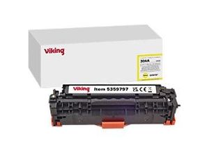 8717868081790 - Viking 304A Kompatibel HP Tonerkartusche CC532A Gelb