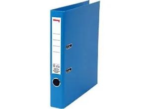 8717868098675 - Ordner DIN A4 50 mm Blau 2 Ringe H231-BL Pappkarton PP (Polypropylen) Matt Hochformat