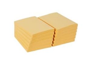 8717868106233 - Haftnotizen 102 x 76 mm Pastellgelb 12 Blöcke à 100 Blatt