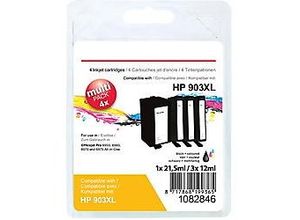 8717868199365 - 903XL Kompatibel HP Tintenpatrone 3HZ51AE Schwarz Cyan Magenta Gelb Multipack 4 Stück