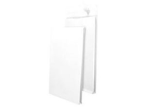 8717868203840 - C4 Abziehstreifen Faltenversandtaschen Weiß 229 (B) x 324 (H) mm Ohne Fenster 120 g m2 100 Stück