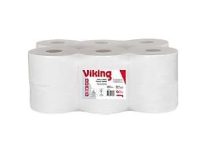 8717868218165 - Mini Jumbo Toilettenpapier 2-lagig 12 Rollen