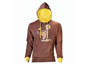 8717973329008 - Donkey Kong Hoodie S Braun