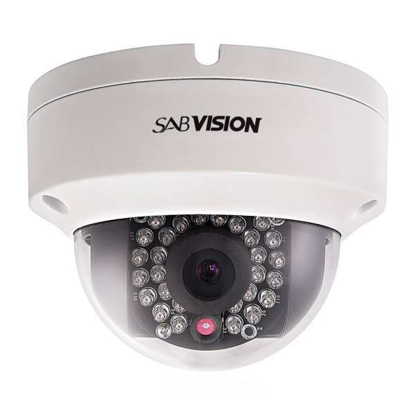 8717973391067 - Sabvision 2200 Fixed Dome 25K QHD 4MP 2688 x 1520 Pixel 28mm Fixed WDR PoE IP67 IP-Kamera