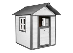 8717973938903 - Spielhaus Beach Lodge in Weiß Kleines Spielhaus aus fsc Holz für Kinder 135 x 111 x 133 cm - Weiß - AXI