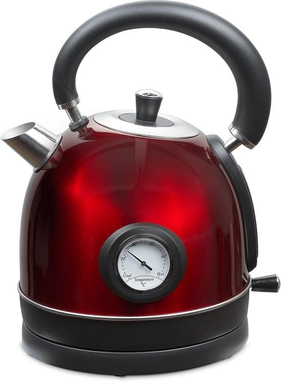 8718001903771 - Retro-Wasserkocher Rot 18 Liter - Elektrisch - Edelstahl - EK3TR