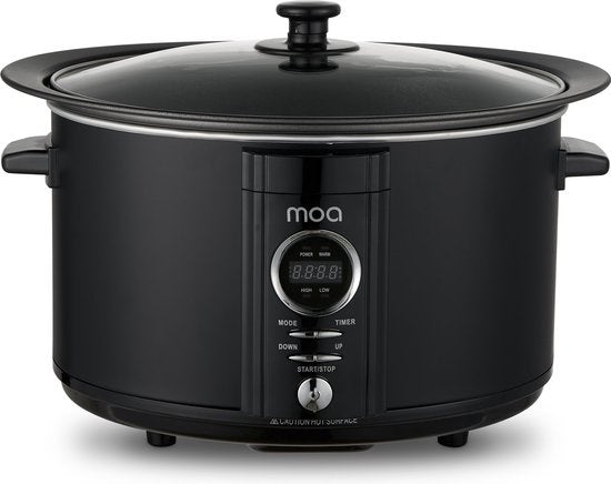 8718001912636 - Slowcooker Digital - 65 Liter - Schwarz - BPA-frei - SC65DB