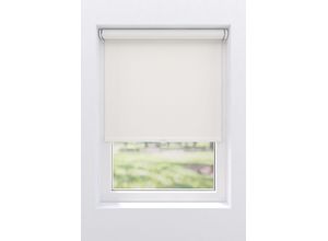 8718078067093 - Springrollo MY HOME Tia weiß (weiß weiß) B110cm H190cm Polyester Rollos Schraubmontage