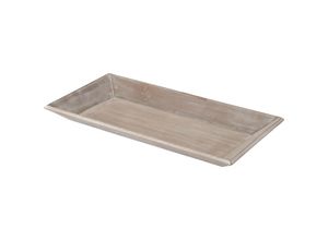 8718158695253 - Home Styling - Deko-Tablett aus Holz 40 x 20 cm grau