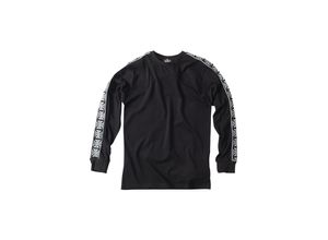 8718164861727 - Langarmshirt Taped Schwarz