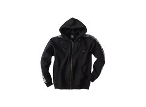 8718164861840 - Hoodie Taped Zip Schwarz