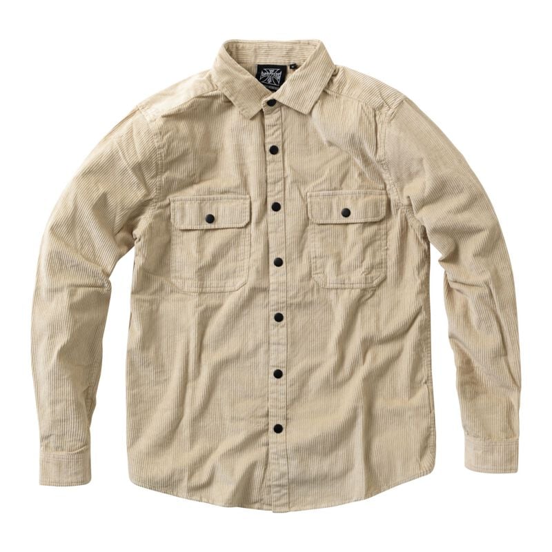 8718164869792 - WCC Hill Country Cord Shirt Sand Langarmhemd beige in XXL 8718164869792 - WCC Hill Country Cord Shirt Sand Langarmhemd beige in XXL
