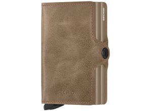 8718215284567 - SECRID Vintage Twinwallet - Geldbörse RFID 7 cm beige