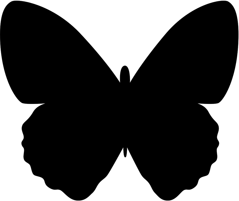 8718226493873 - Kreidetafel SILHOUETTE Schmetterling