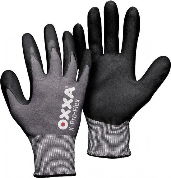 8718249011696 - OXXA Premium X-Pro-Flex 51-290 Nitrilschaum-Handschuhe - 1 Paar - Grau - 7 S